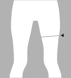 太腿中間囲（ふとももちゅうかんまわり）