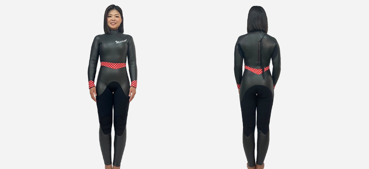 バックZIP ラバーセミドライ